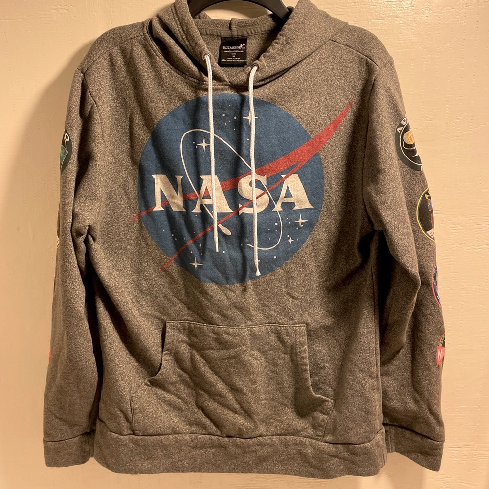 Buzz Aldrin NASA Hoodie Medium. Excellent Condition!